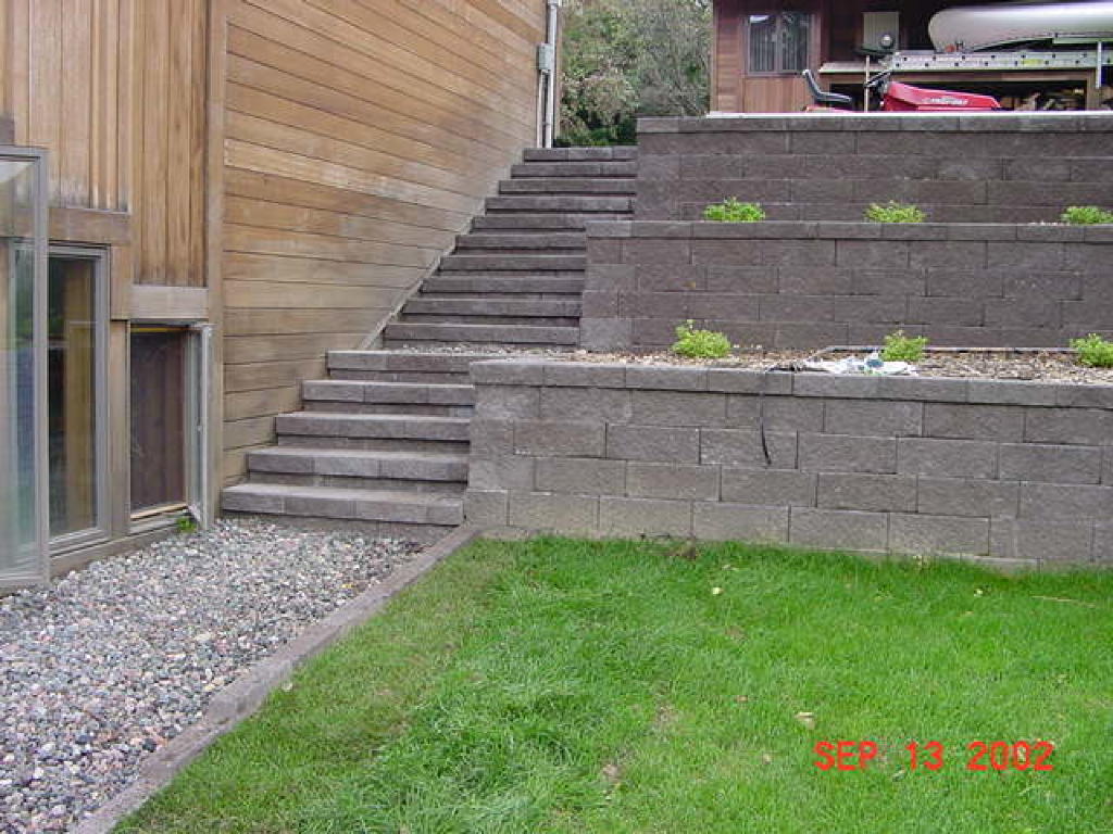 New steps, walkway, paver pathway, Outdoor Den, Twin Cities