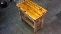 Rustic Cedar and redwood end tables, coffee tables, benches