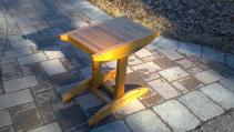 Rustic Cedar and redwood end tables, coffee tables, benches