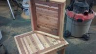 Rustic Cedar and redwood end tables, coffee, Handcrafted, benches