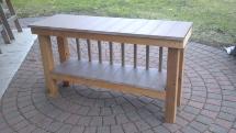 Rustic Cedar and redwood end tables, coffee, Handcrafted, benches