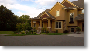 brick paver walk to front entry