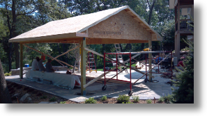 Cedar Arbor under construction