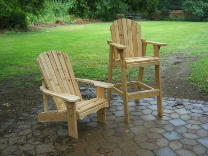Outdoor Chair and Barstool